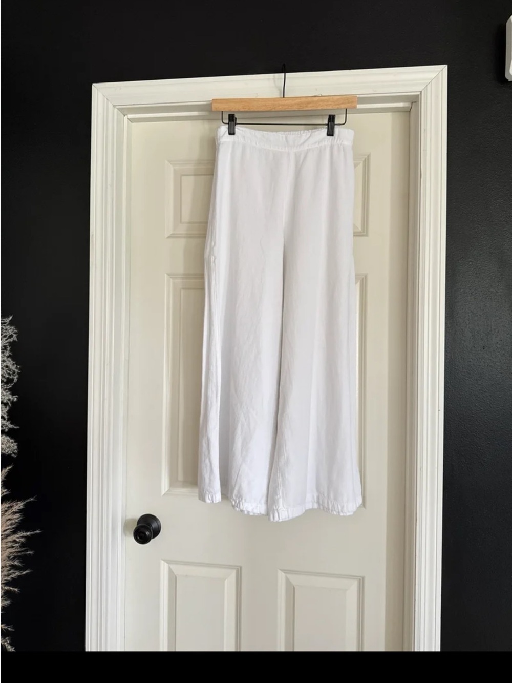 Simply Cotton by Cecelia Nathal Culotte Wide Leg Pants in White size Medium - Picture 4 of 12